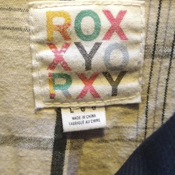 ROXY Jean Jacket Women's Large Black - Picture 6 of 6